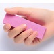 YANYXR BCS3117203 körömreszelő és polírozó buffer, 4 oldalas szivacs reszeléshez és polírozáshoz, rózsaszín, 10 db, 1 x 1 x 3 cm