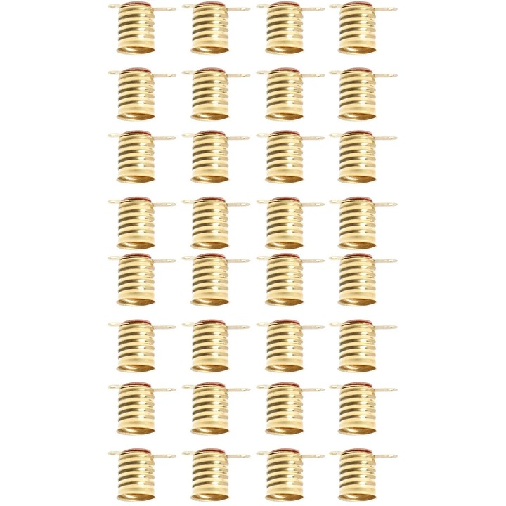 Suport soclu pentru bec E10 YANYXR BCS3115315, din cupru, auriu, 50 buc., 1.90 x 1.20 x 1.00 cm