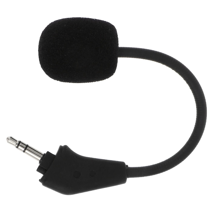 YANYXR BCS3115939 fejhallgató mikrofon, körsugárzó, 2.2KΩ impedancia, -32dB érzékenység, 3.5 mm-es csatlakozó (3-pólusú/TRS), rugalmas kar szélfogó szivaccsal, fekete, 15.5 cm
