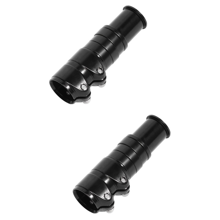 2 darabos készlet, YANYXR BCS3118200 kormánymagasító, állítható alumíniumötvözetből, 28.6 mm-es kormányszárhoz, max. 70 mm-es hosszabbítás, fekete
