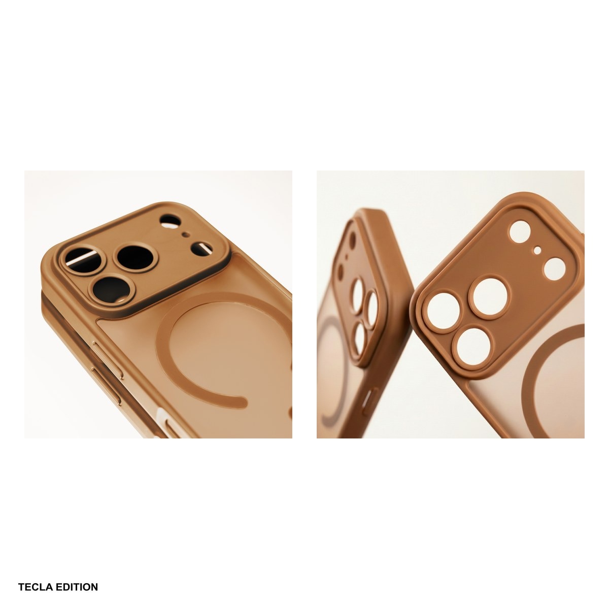 Husa Mag Matt pentru Samsung Galaxy S24, Galaxy S25, Carcasa magnetica, Maro