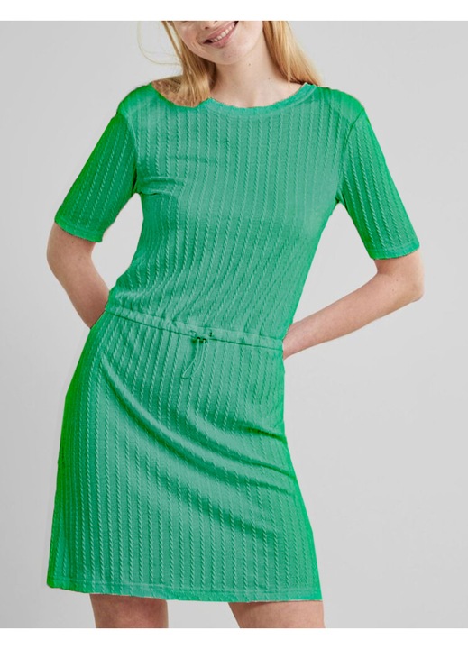 Rochie scurta Evendi, Scurt maneci scurte, Verde, marime S