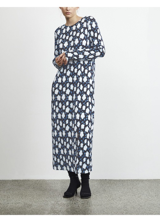 Rochie Evendi, Casual, Lungă, Albastru