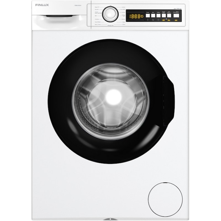 Masina de spalat Finlux FXN 6101S, Clasa A, 8 kg, 1200 rpm, Pornire programata, Motor cu invertor, Alb