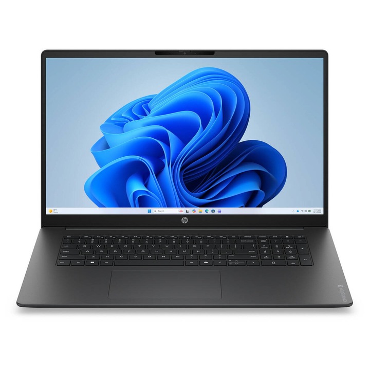 Laptop HP OmniBook 3 FHD 17.3 inch Intel Core 5 120U 16GB 512GB SSD Free Dos Mica Silver
