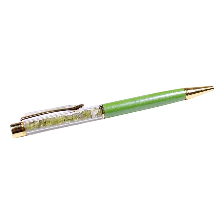 Pix YANYXR BCS3140568, corp decorative cu cristale false, bila, prindere ergonomica, verde, 14 cm