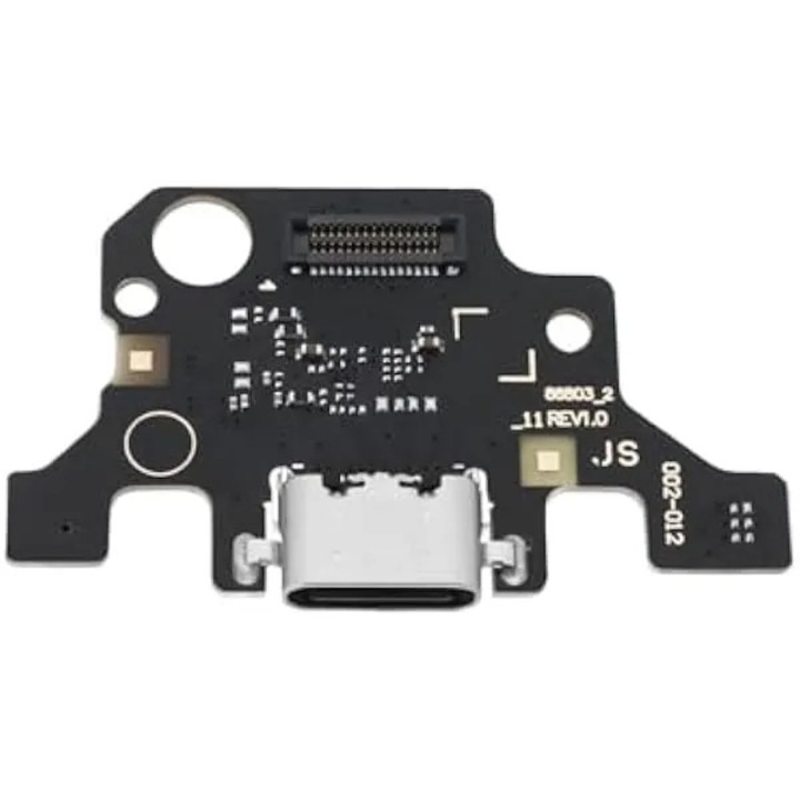 USB töltőport Samsung Galaxy Tab A9 Plus X210/X215/X216/X218 készülékhez, csatlakozópanel 21.4x35.3 mm, K0569-260804-928-AMC, fekete