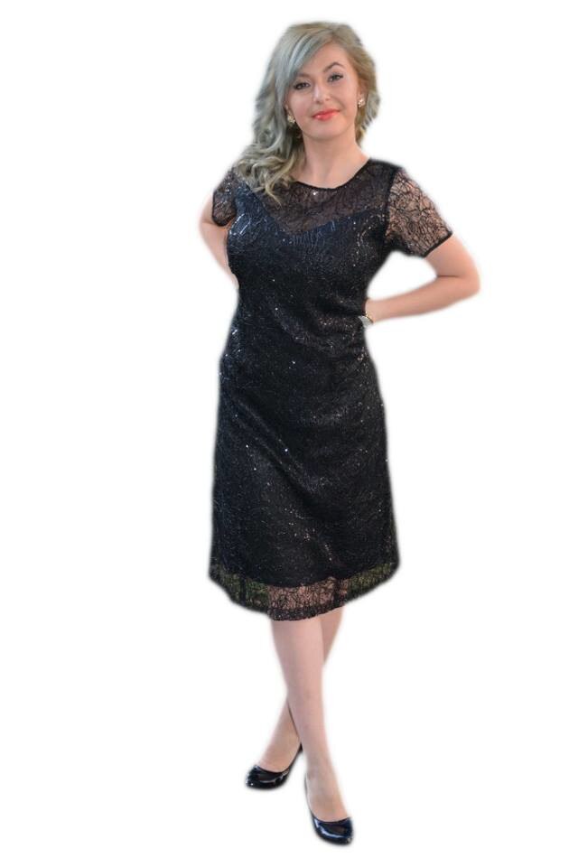 Rochie eleganta de zi,D&J Exclusive, Negru