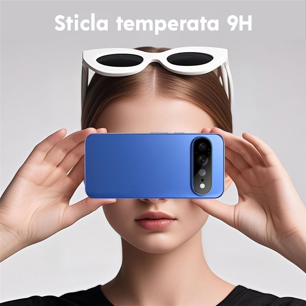 Folie Camera Daden din sticla pentru Google Pixel 11 Pro XL, Full Cover, Protectie Profesionala, Ultra Rezistenta, Calitate Premium, Negru