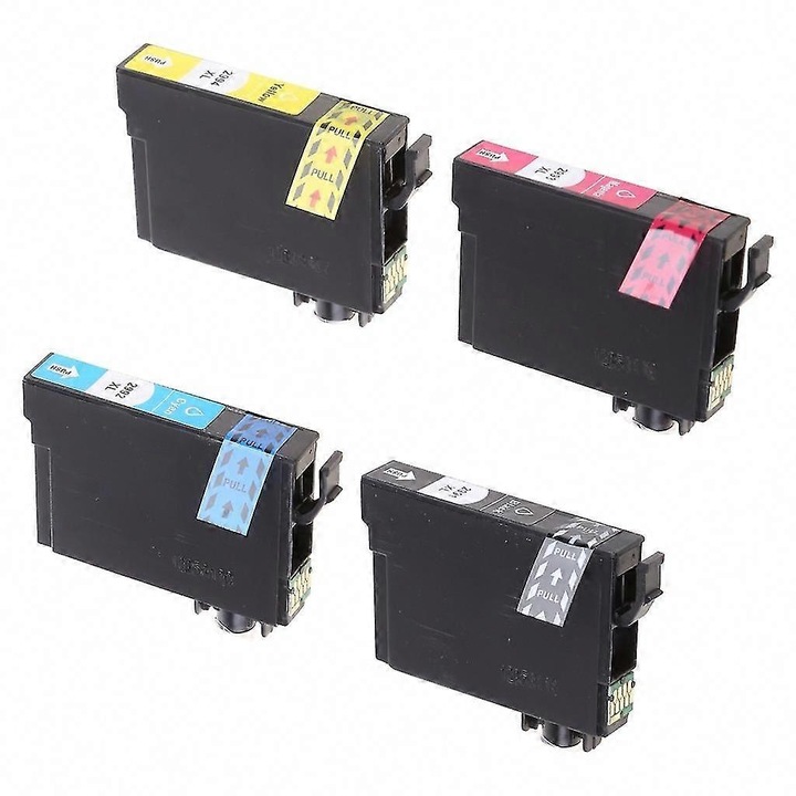 Kompatibilis T2991/T2992/T2993/T2994 tintapatronok Epson XP-235/245/247/332/335/342/345/432/435/442/445 nyomtatókhoz, fekete 18.2ml, cián/magenta/sárga 14ml, 4 db-os készlet
