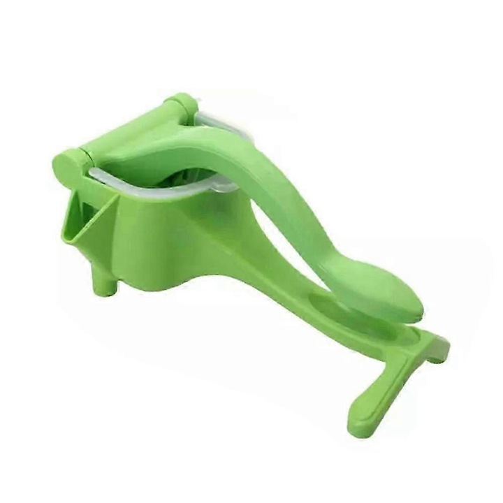 Stoarcator manual pentru fructe FG123K0225-260803-6923, levier pentru presare, material ABS/PP, filtrare fara pulpa, verde