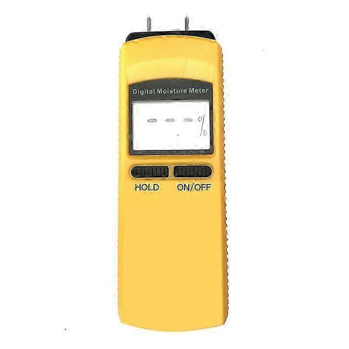 Detector de umiditate digital FG123K0225-260803-6430, 4 pini, masurare 0-40% (rezolutie 0,1%), ecran LCD, galben