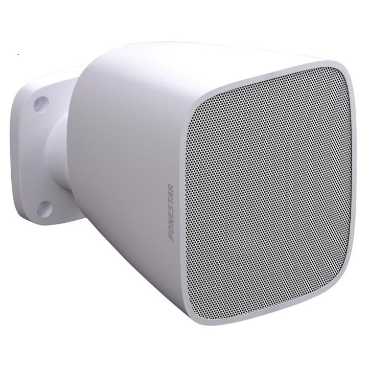 Fonestar Sonora-3T (JS3TB) fali hangszóró, 12 W RMS/20 W max, 100 V-os transzformátor kapcsolható 8 Ω-ra, 3"-os hangszóró, fehér RAL9003, mélység 150 mm