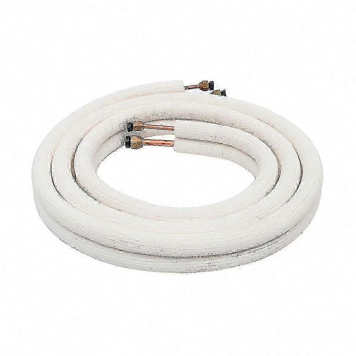 Szigetelt rézcső légkondicionálóhoz E27-A116-E23402-CJ, 1/4"/3/8" pár, 3 m, fehér