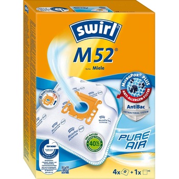 Set 4 saci Swirl pentru aspiratoare Miele Micropor Plus M52 Set 4 saci Swirl pentru aspiratoare Miele Micropor Plus M52
