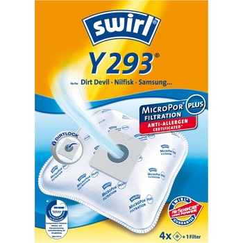 Set 4 Saci aspirator Swirl Y 293 AirSpace MicroPor Plus Set 4 Saci aspirator Swirl Y 293 AirSpace MicroPor Plus