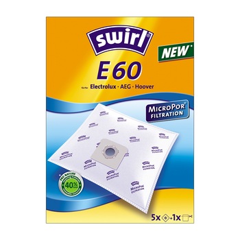 Set 5 Saci de aspirator Swirl E 60 MicroPor Set 5 Saci de aspirator Swirl E 60 MicroPor
