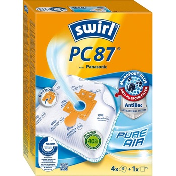 Set 4 saci Swirl PC 87 pentru aspiratoare Panasonic Set 4 saci Swirl PC 87 pentru aspiratoare Panasonic