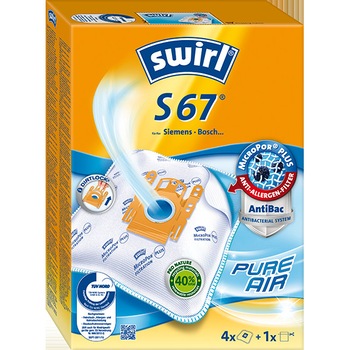 Set 4 saci Swirl pentru aspiratoare Bosch - Siemens, S67 Set 4 saci Swirl pentru aspiratoare Bosch - Siemens, S67