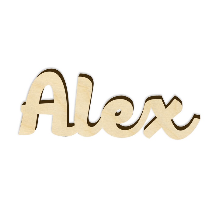 Decor nume Alex 20 cm inaltime