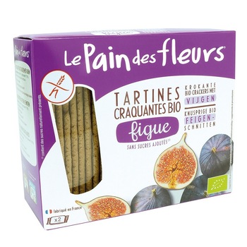 Turte crocante cu smochine - fara gluten, Le pain des Fleurs, 150g Turte crocante cu smochine - fara gluten, Le pain des Fleurs, 150g