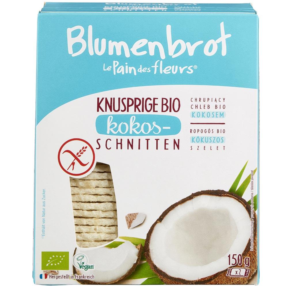 Felii crocante cu nuca de cocos, fara gluten, ECO, 150 g (2 pachete x 75 g) - Le Pain des fleurs