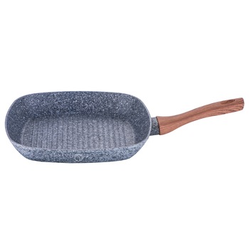 Tigaie grill BerlingerHaus, diametru 28 x 28 cm, material aluminiu, strat granit-marmura, maner ergonomic, Design ForestLine Tigaie grill BerlingerHaus, diametru 28 x 28 cm, material aluminiu, strat granit-marmura, maner ergonomic, Design ForestLine