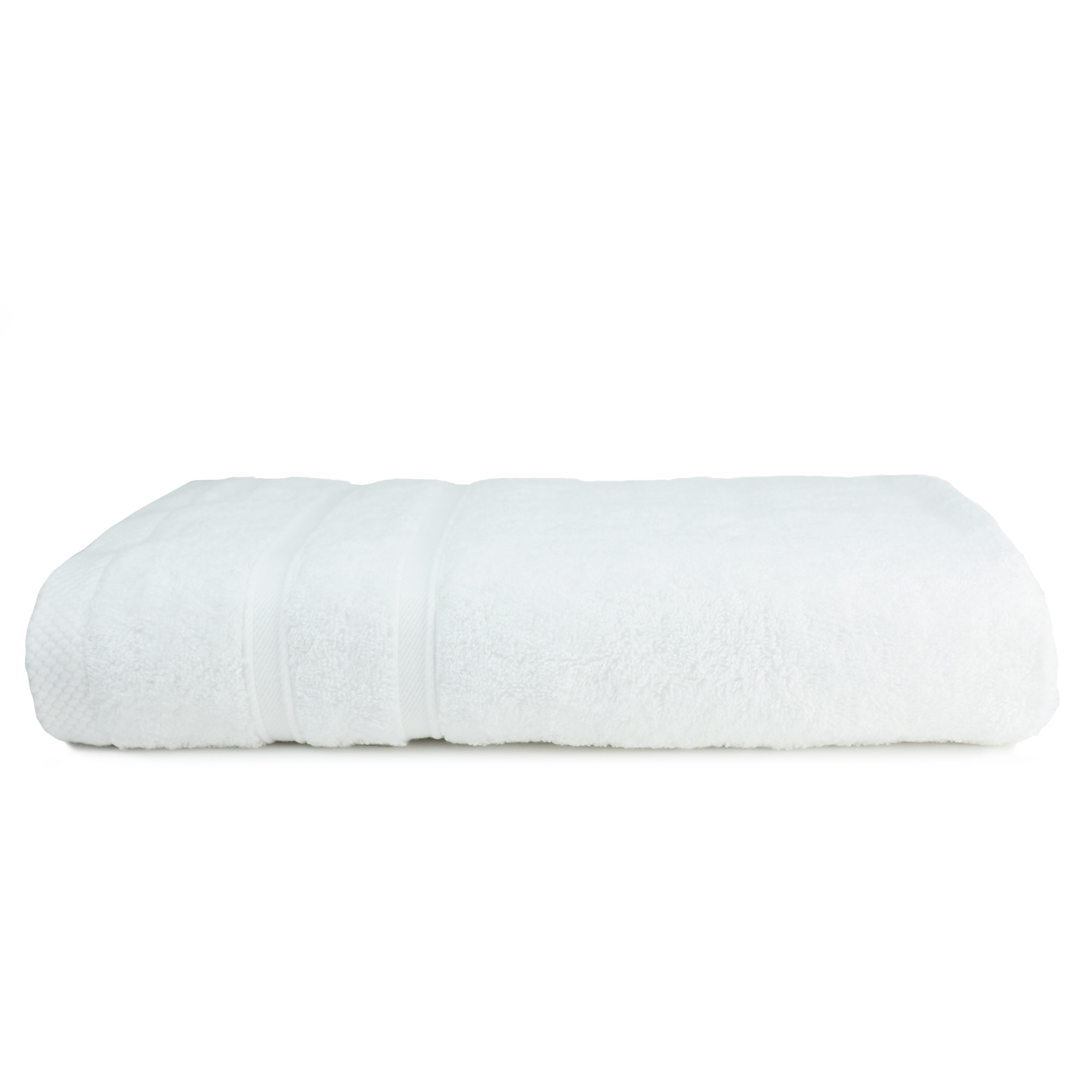 Prosop fata Bamboo Collection, 50x100 cm, Alb, 50% bambus/50% bumbac, 600 gr/mp