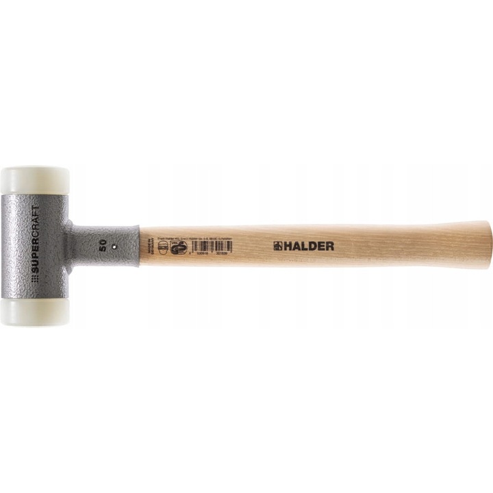 Ciocan fara recul SUPERCRAFT 40mm, capete din nylon dur, 830g