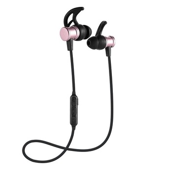 Casti Bluetooth Sport, Soundvox™ SLS-100 Wireless, Prindere Magnetica, In-ear cu Microfon, Roz Casti Bluetooth Sport, Soundvox™ SLS-100 Wireless, Prindere Magnetica, In-ear cu Microfon, Roz