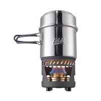 Arzator Esbit Spirt solid/lichid cu set de vase inox 985ml