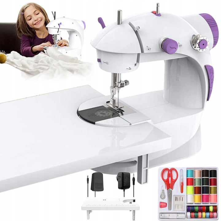 Masina de Cusut Portabila LED, Taietor Fir, Ideala pentru Draperii si Sorturi