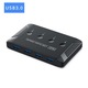 KVM USB K0323-0807-CJ12033 kapcsoló, 4 USB 3.0/2.0 port, billentyűzet/egér/flash (U disk) kapcsoló, fekete, 150 cm kábel