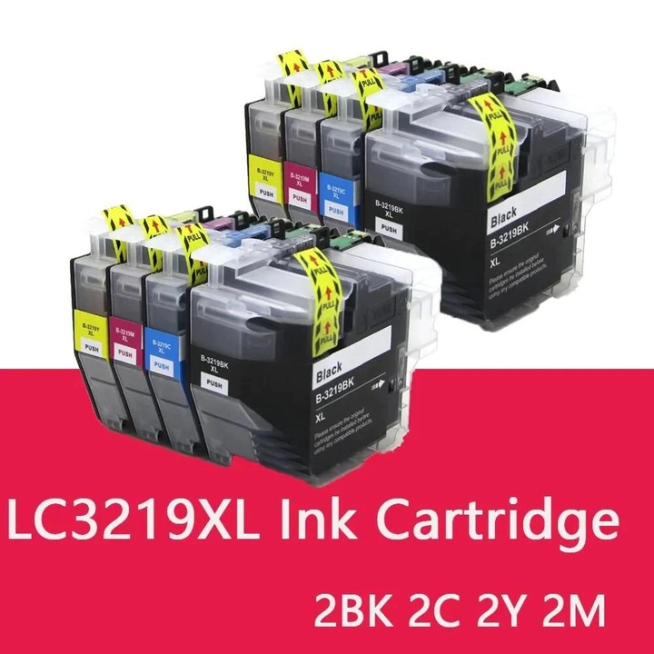 12 db LC3219/LC3219XL (kompatibilis LC3217XL) tintapatron készlet, felújított, fekete 65 ml; cián/magenta/sárga 25 ml, Brother MFC-J5330DW/J5335DW/J5730DW/J5930DW/J6530DW/J6935DW készülékekhez, kód K0323-0805-CJ4469
