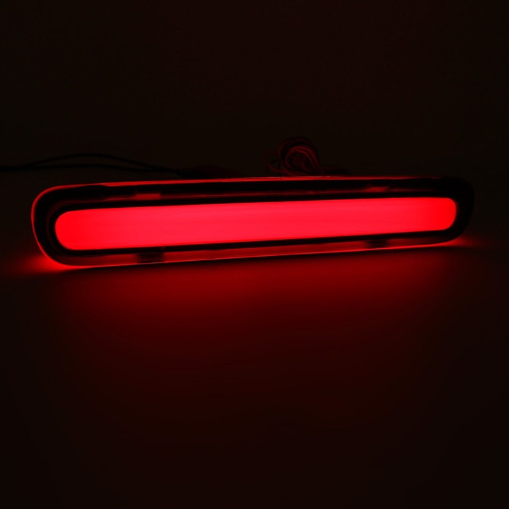 Lumina stop reflectorizanta spate LED K0323-0807-CJ10906, DRL, stop si marsarier, fumuriu/negru, pentru Toyota Hilux Vigo 2008-2014