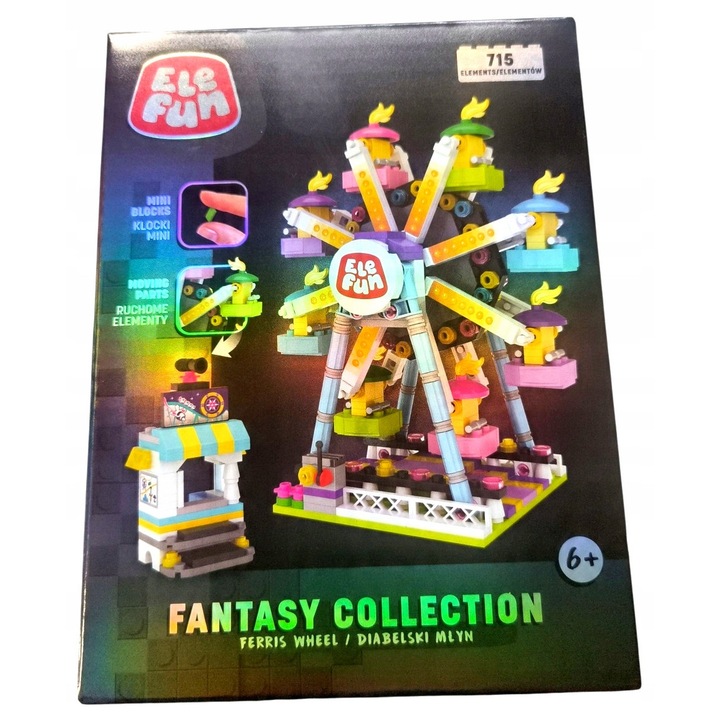 Set Klocki Elefun Młyń Diabelski 715 Elementów - Colectia Fantasy