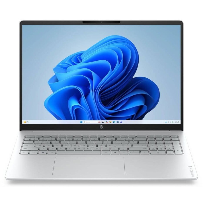 Laptop HP OmniBook 3 2K 16 inch Intel Core 3 100U 8GB 256GB SSD Windows 11 Home Silver