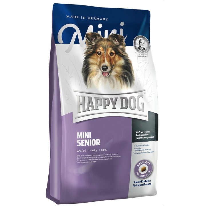Happy Dog Senior száraz kutyaeledel, 4 kg