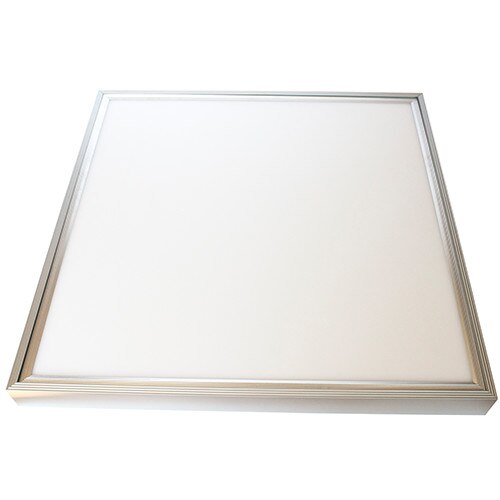Panou LED aplicabil 36W 600x600mm 6500K alb rece rama argintie