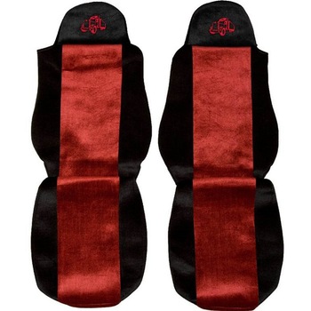 Set huse scaun DAF XF105 Euro 6 rosu productie 2013-2017 Set huse scaun DAF XF105 Euro 6 rosu productie 2013-2017