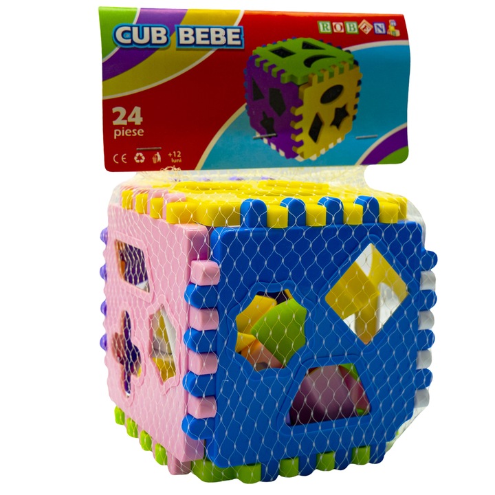 Robentoys Bebe kockák, geometriai formák