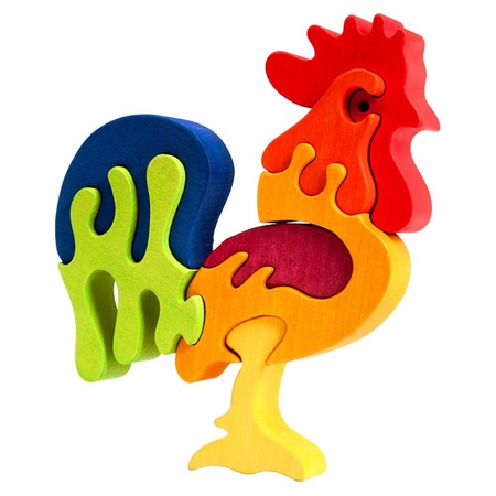 Puzzle Maxi 3d Cocos Din Lemn Lucrat Manual Fauna Toys Emag Ro
