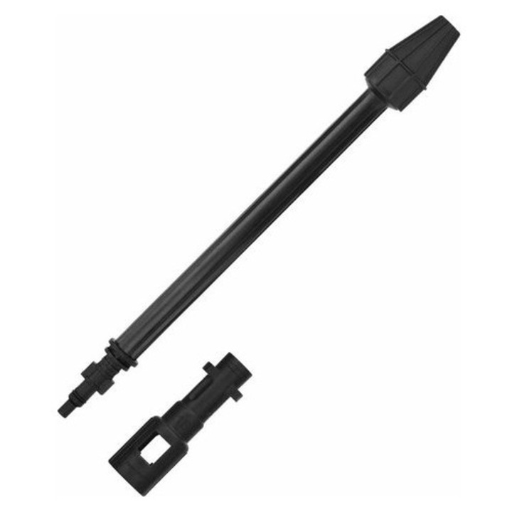 Lansa de inlocuire pentru aparat de curatat cu presiune, duza turbo rotativa pencil, adaptor convertor Lavor–Karcher detasabil, negru, MA-K0446-260805-1414