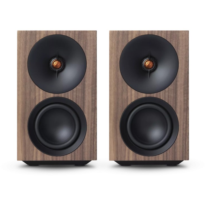 Boxe active Cambridge Audio L/R S, Bluetooth aptX HD, 2 x 50W, USB-C, Optical, RCA, iesire Subwoofer, telecomanda, Nuc