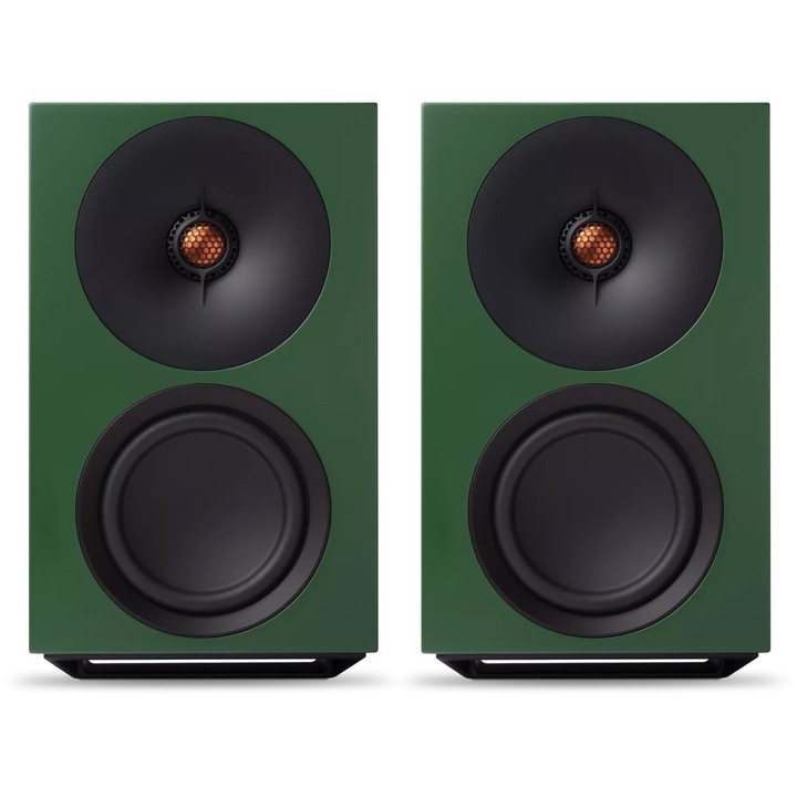 Boxe active Cambridge Audio L/R M, Wi-Fi, Bluetooth, 2 x 150W, AirPlay 2, Google Cast, HDMI eARC, StreamMagic, Verde