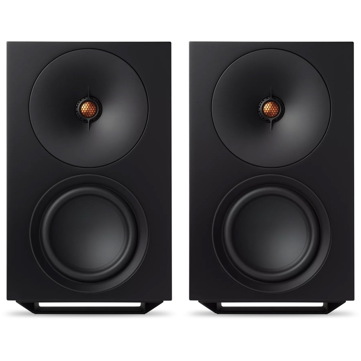 Boxe active Cambridge Audio L/R X, Wi-Fi, Bluetooth, 2 x 400W, AirPlay 2, Google Cast, HDMI eARC, StreamMagic, Negru