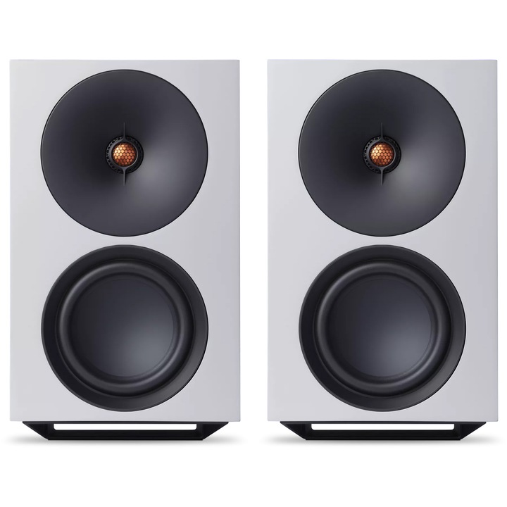 Boxe active Cambridge Audio L/R X, Wi-Fi, Bluetooth, 2 x 400W, AirPlay 2, Google Cast, HDMI eARC, StreamMagic, Alb