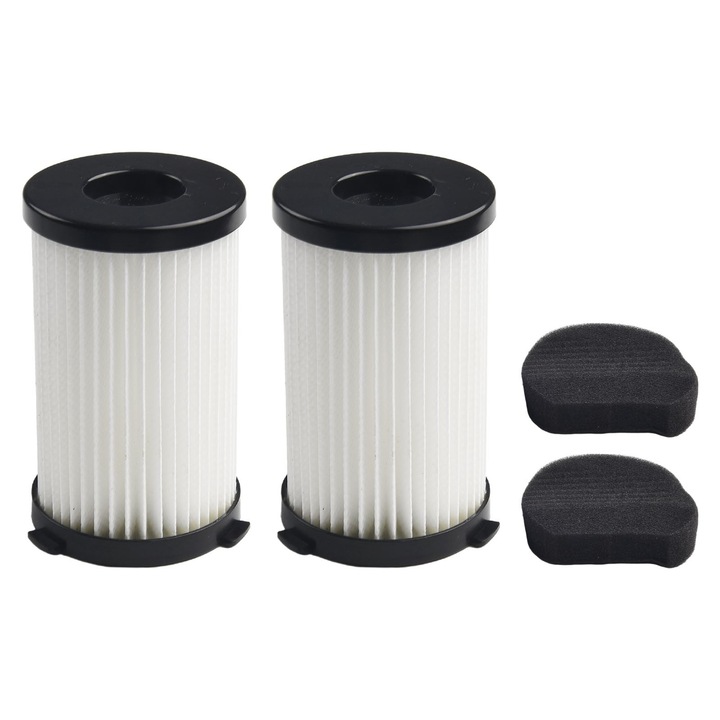 Filtre pentru aspirator YANYXR BCS3157143 compatibile cu Clatronic BS 1306N/BS 1948 CB, HEPA-style, negru/alb, set 2 buc