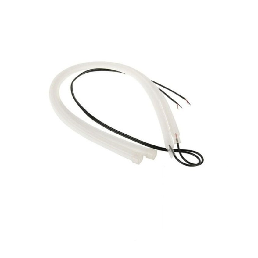 Set banda flexibila LED DRL lumina alba 85cm Motor Starter