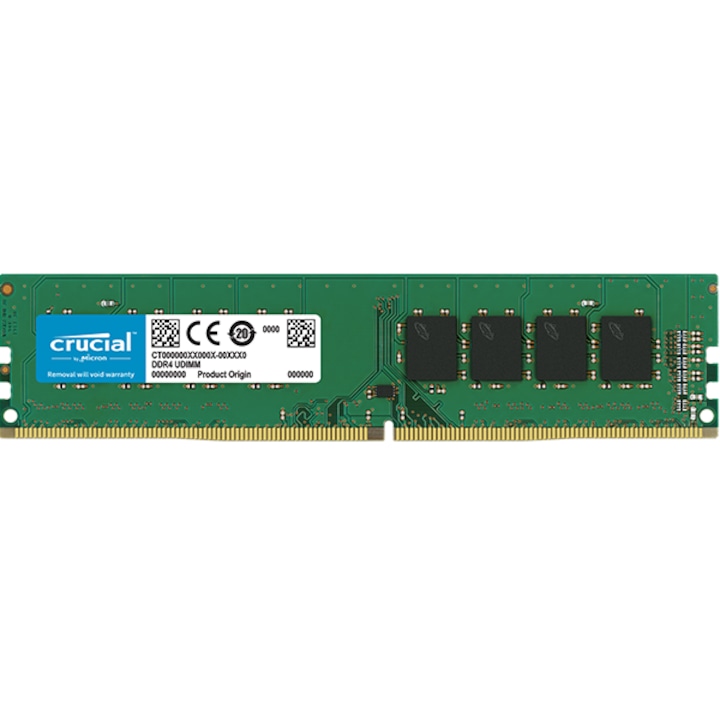 Памет Crucial 16 GB, DDR4, 2400 MHz, CL17, Non-ECC